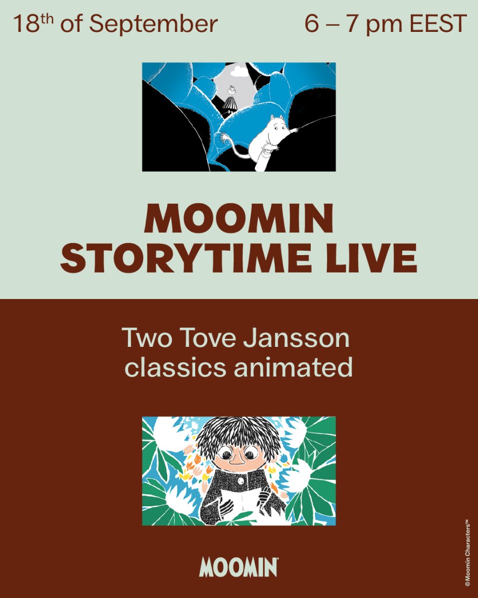 Moomin Storytime Live: Two Tove Jansson classics animated - Moomin